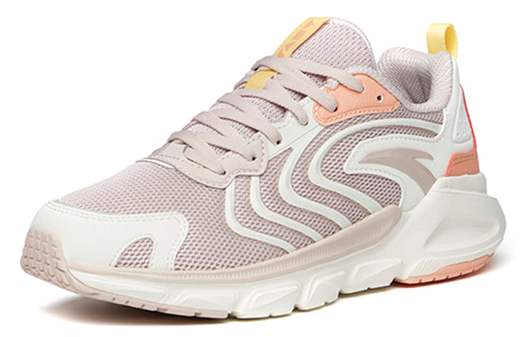 (WMNS) ANTA Running Series Low 'Grey White Pink' 122115590-2
