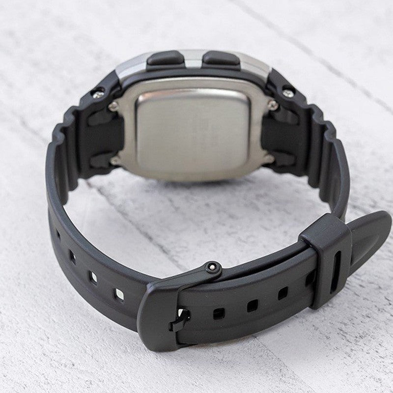 CASIO Waterproof Quartz Sports Analog Mens Silver Digital W-96H-1A