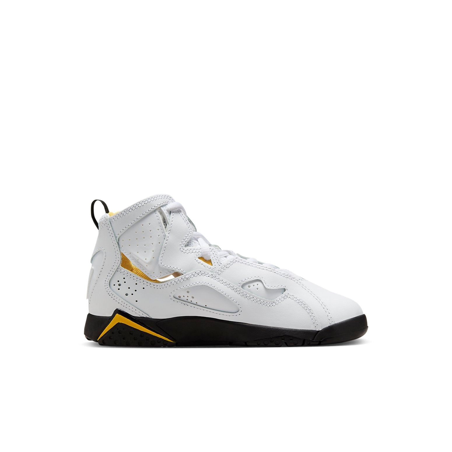 (PS) Air Jordan True Flight 'White Yellow Ochre' 343796-107