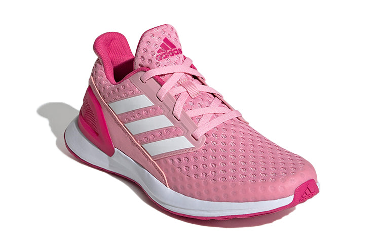 (GS) adidas Rapidarun J Pink/White EF9245