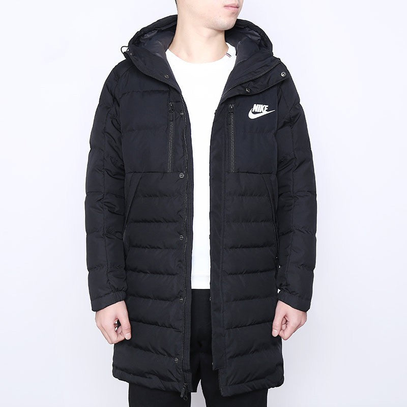 Cool City Nike Men's Winter Long Warm Lightweight Down Jacket AJ7949-010