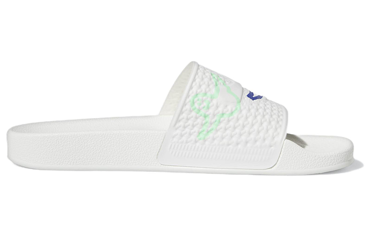 adidas Shmoofoil Slides 'Cloud White Red Pulse Mint' HQ2034