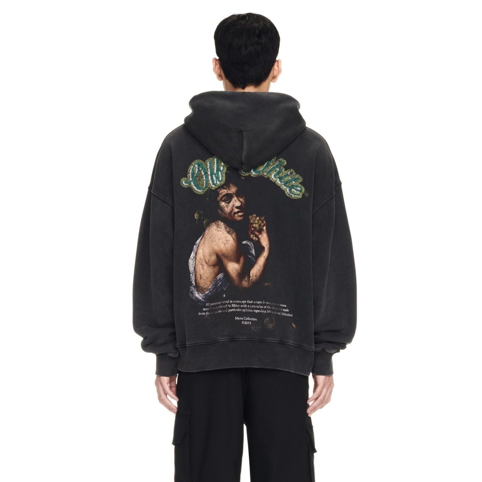 OFF-WHITE Bacchus Skate 'Black' OMBB085S24FLE0201055