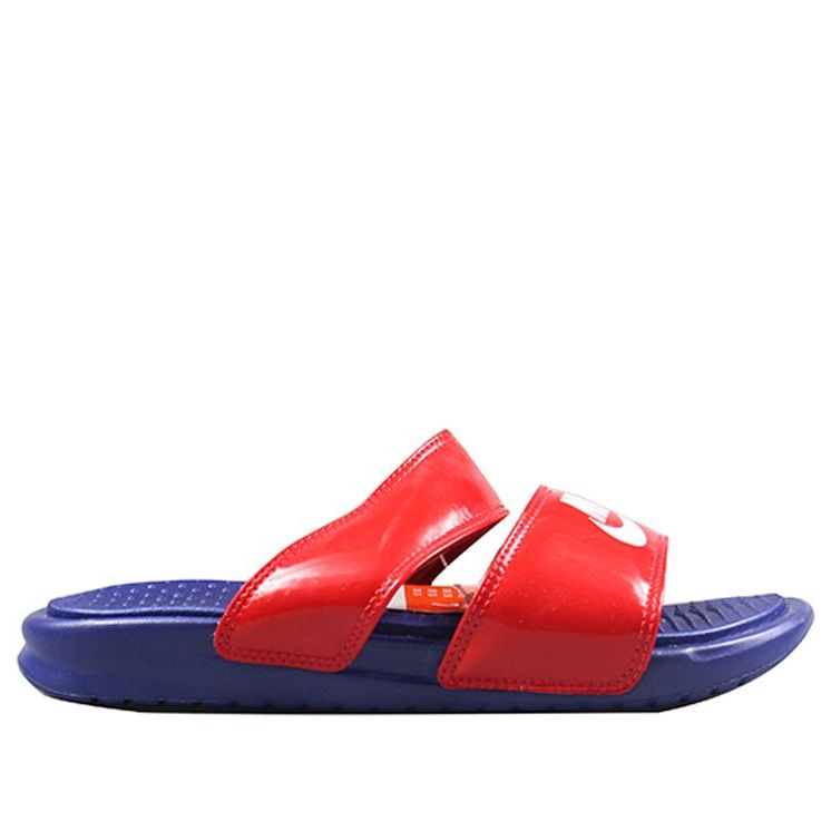 (WMNS) Nike Benassi Duo Ultra Slide 'Deep Royal Blue Red' 819717-404