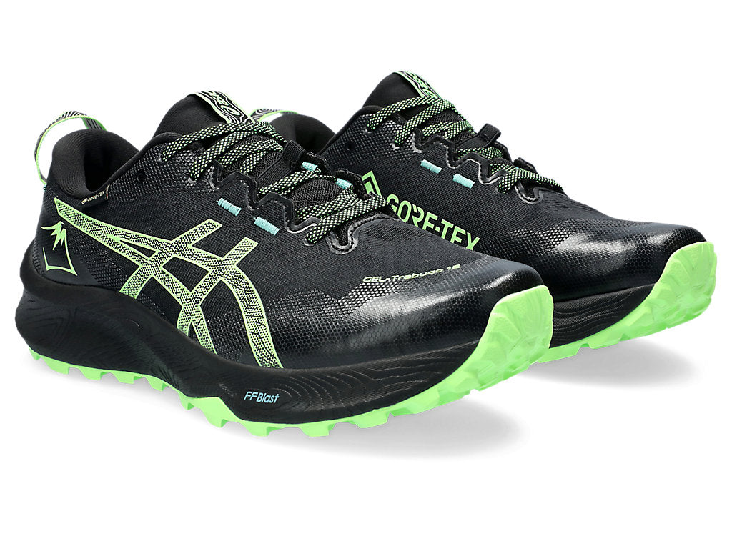 ASICS Gel-Trabuco 12 Gore-Tex 'Black Illuminate Green' 1011B801-001