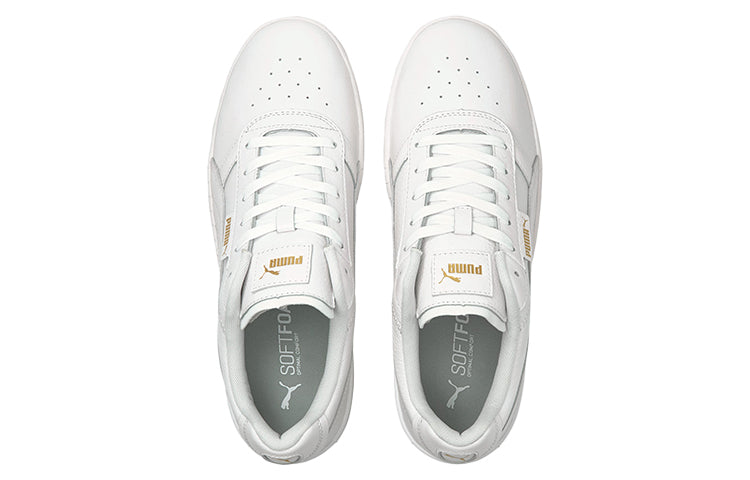 PUMA Unisex Clasico Premium Low-Top Sneakers White 382705-02