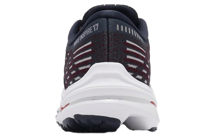 (WMNS) Mizuno Wave Inspire 17 Waveknit Wide 'Dark Red' J1GD212958