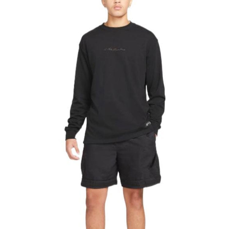 Air Jordan x A Ma Maniere Long Sleeves T-Shirt 'Black Medium Ash' DJ9758-010