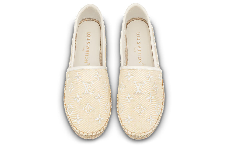 (WMNS) LOUIS VUITTON Starboard Flat Espadrille Shoes 'Baby Yellow' 1ABTXK