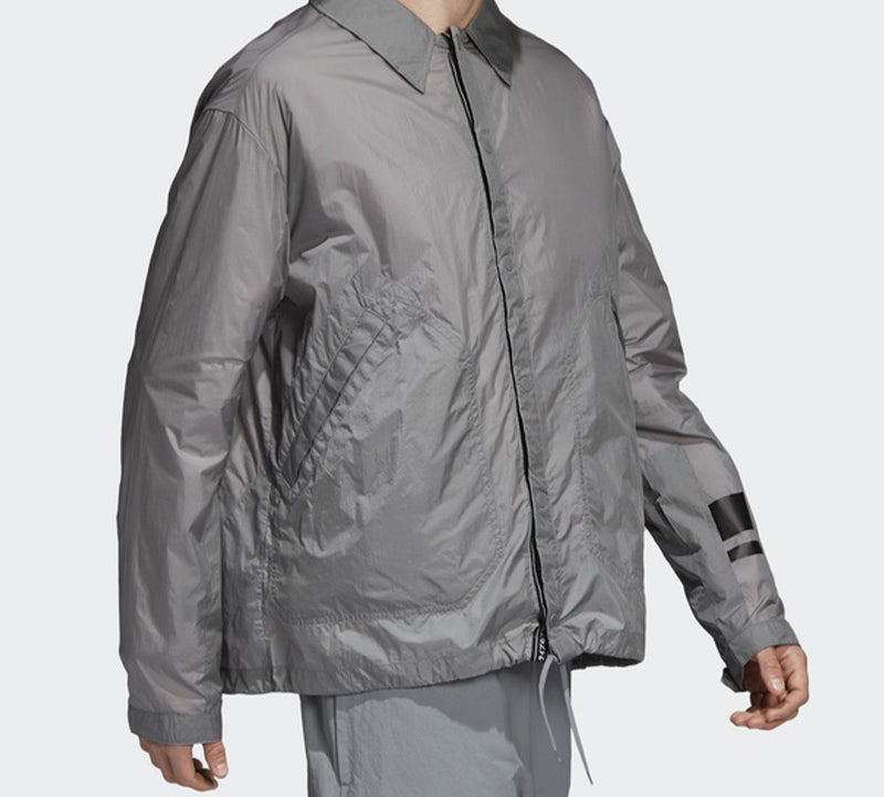 adidas originals Nmd Webbing Logo Coach Jacket Gray CV5820