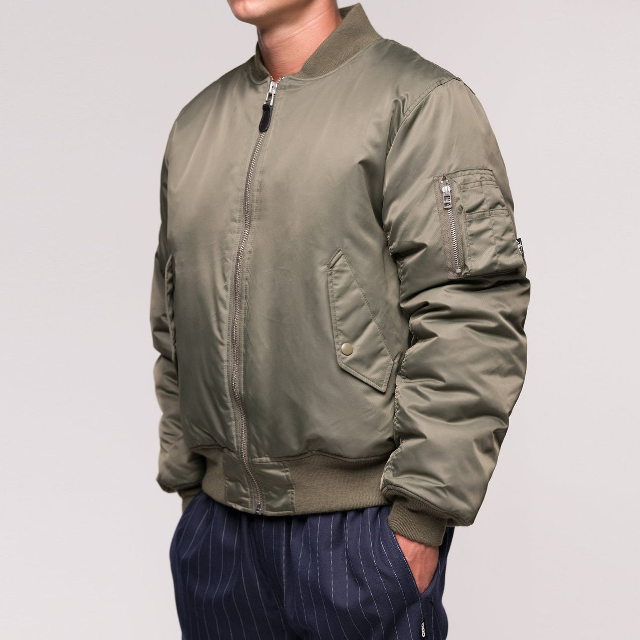 Stussy x COMME des GARCONS CDG Crossover MA1 Jacket 'Green' 315271