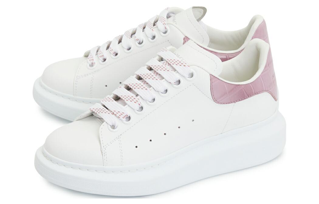 (WMNS) Alexander McQueen Oversized Sneakers 'White Pink 718233WICG68887