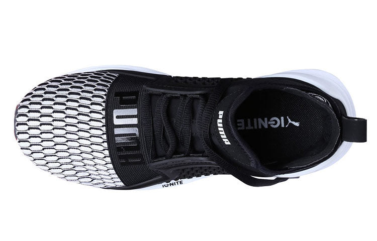 (WMNS) PUMA Ignite Shoes Black/White 189811-01