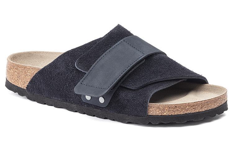 Birkenstock Kyoto Nubuck Suede Sandals 'Midnight Navy' 1020751