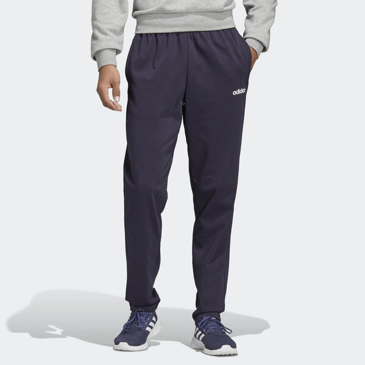 adidas E Pln T Contrasting Colors Logo Sports Pants Blue DU0377