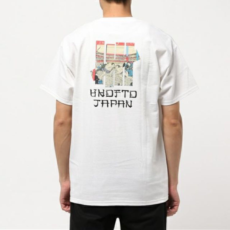 UNDEFEATED Ukiyoe Sumo S/S Tee Printing Unisex White 180057-WHITE