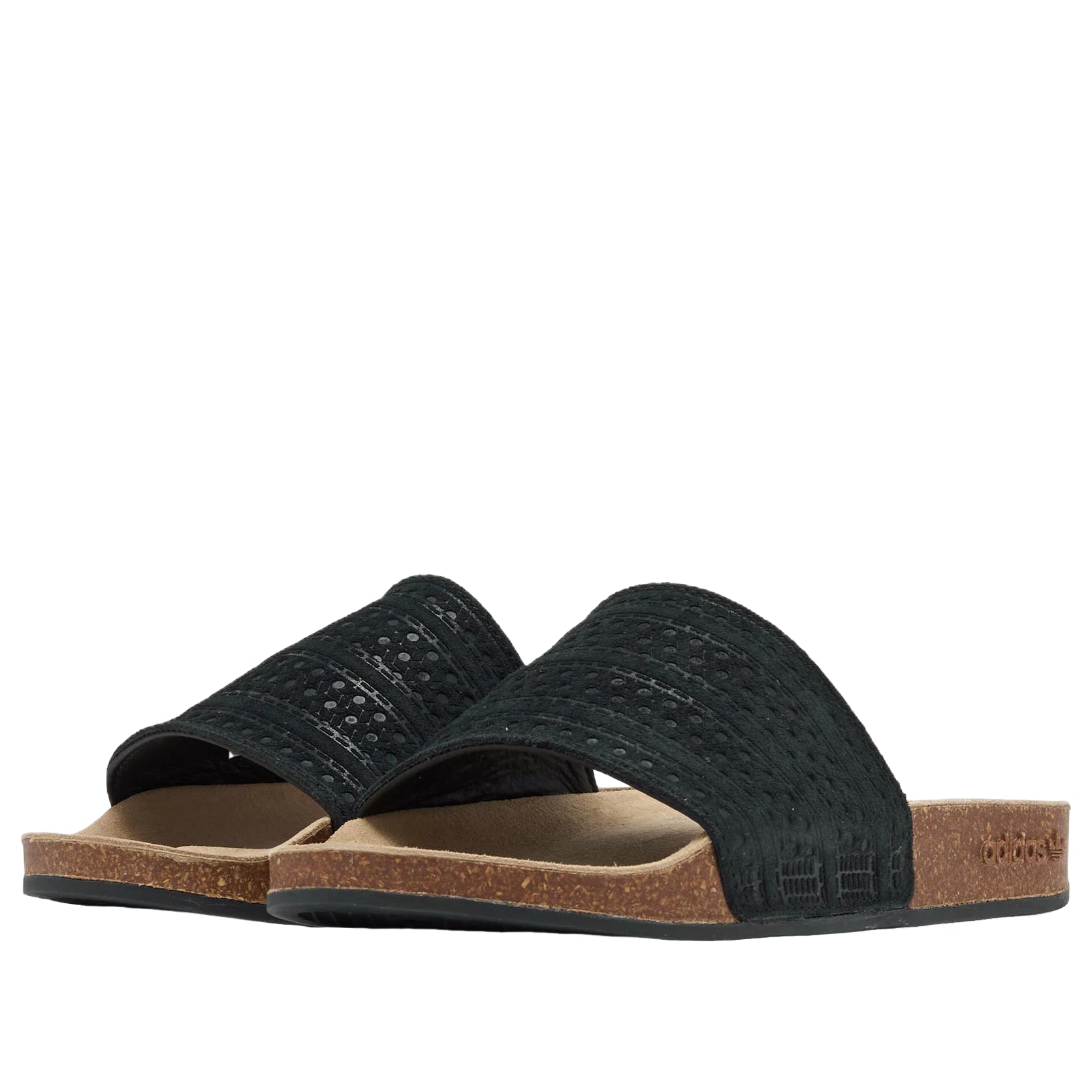 adidas Adilette Slides 'Core Black' JR3596