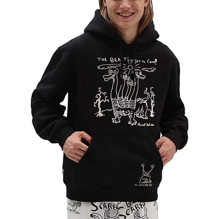 Vans x Daniel Johnston Pullover Hoodie 'Black' VN0A7SFJBLK