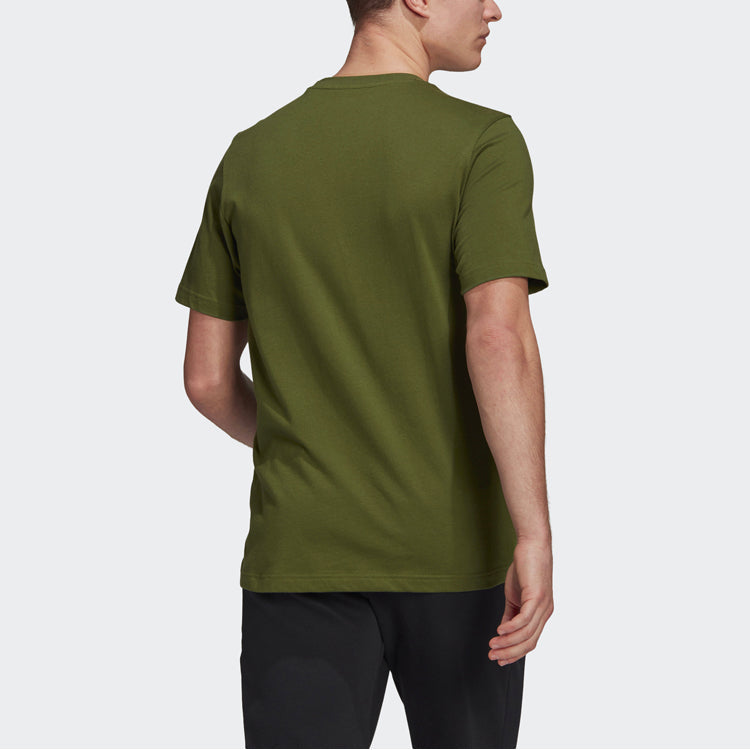adidas Tarot Bos M Printing Sports Round Neck Short Sleeve Green GN8180