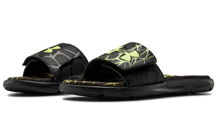 Under Armour Mercenary Slippers Black/Green 3022713-001