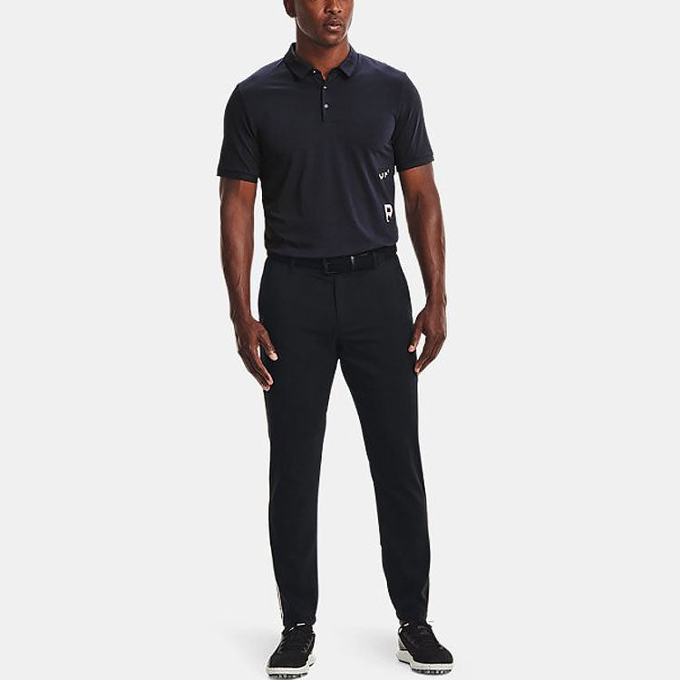 Under Armour Curry Vanish Letter Print Golf Polo Shirt 'Purple' 1361874-590