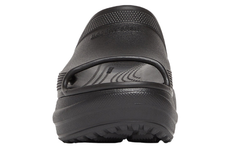 Balenciaga Crocs Pool Slide Sandals 'Black' 677386W1S8E1000