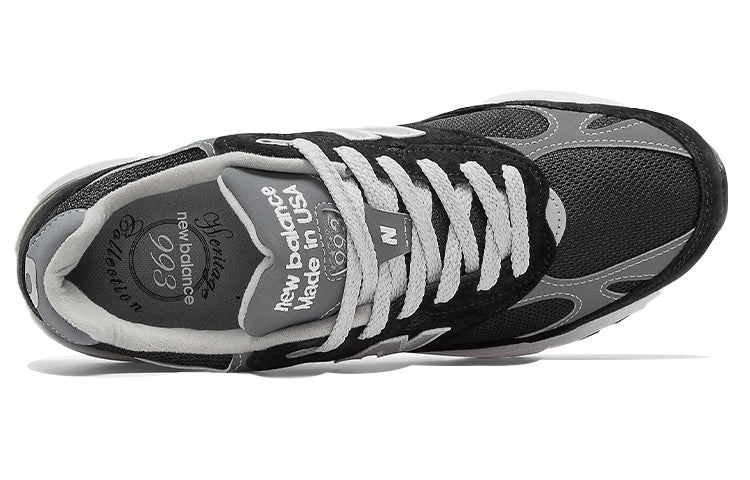 (WMNS) New Balance 993 Made In USA 'Black Grey' WR993BK