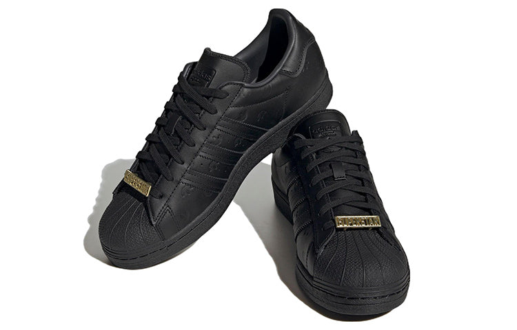 adidas Superstar 'Allover Debossed Trefoils - Black' GY0026