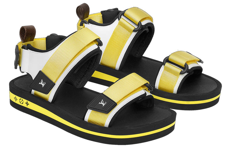 (WMNS) LOUIS VUITTON Arcade Sandals 'Yellow' 1A8GKE