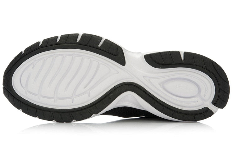 Li-Ning One Piece Lightweight Running Shoes 'Black Silver' ARBS009-1