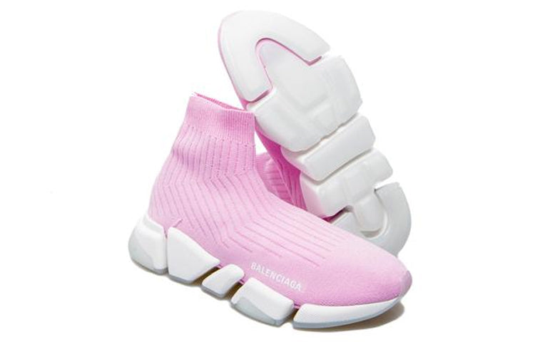 (WMNS) Balenciaga Speed 2.0 Trainers 'Rib-Knit Pale Pink' 654045W2D815691