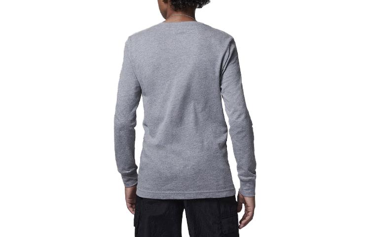 (GS) Air Jordan Stretch Out Long Sleeve T-Shirt 'Grey' 95C692-GEH