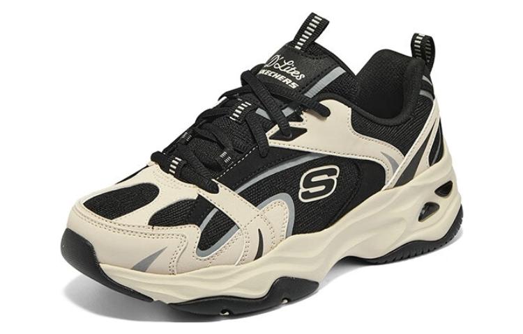 (WMNS) Skechers Monster Sport Shoes 'Beige Black' 896266-BKNT