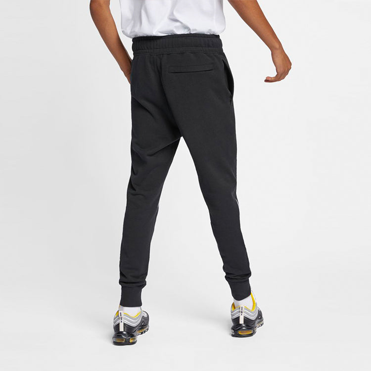 Nike Big Swoosh Black White Large Sports Pants Black AR3087-010
