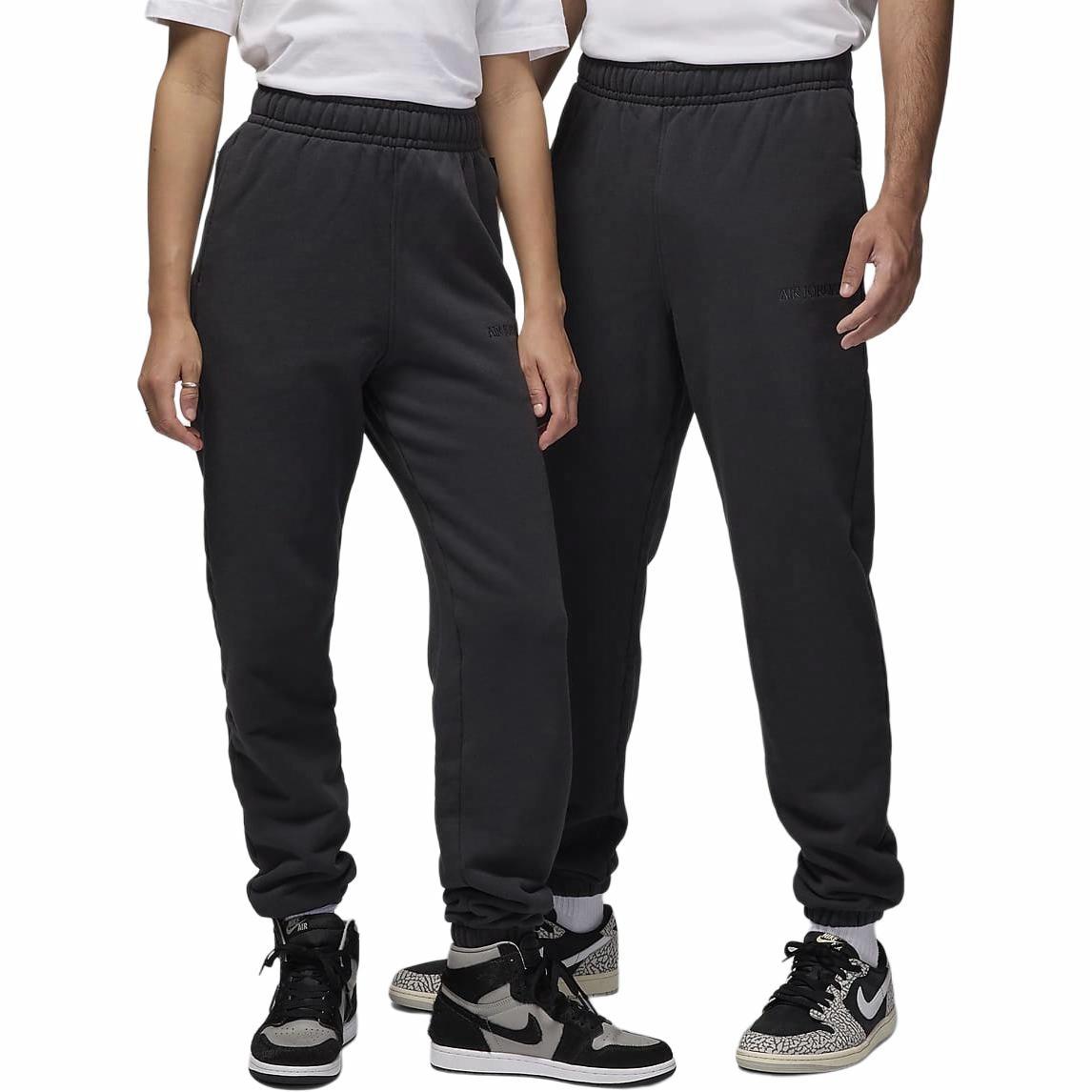 Air Jordan Wordmark Fleece Trousers 'Black' FZ3954-045