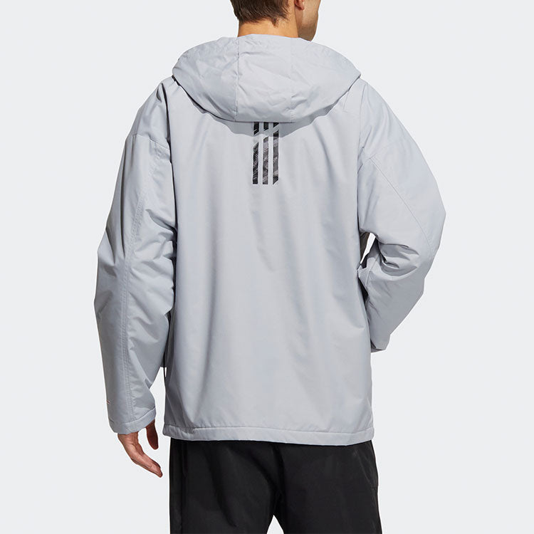 adidas x Transformers Crossover limited TF Turf Jacket 22 Solid Color hooded track Jacket Gray HM7465
