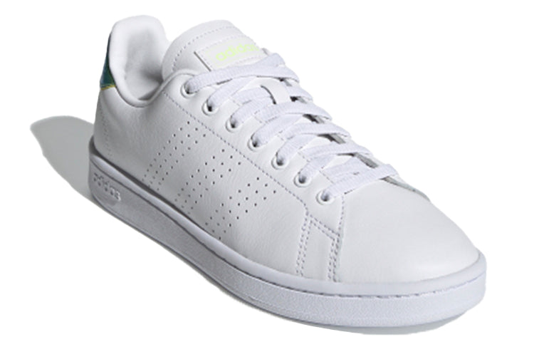 (WMNS) adidas Advantage 'White Hi-Res Yellow' FY8956