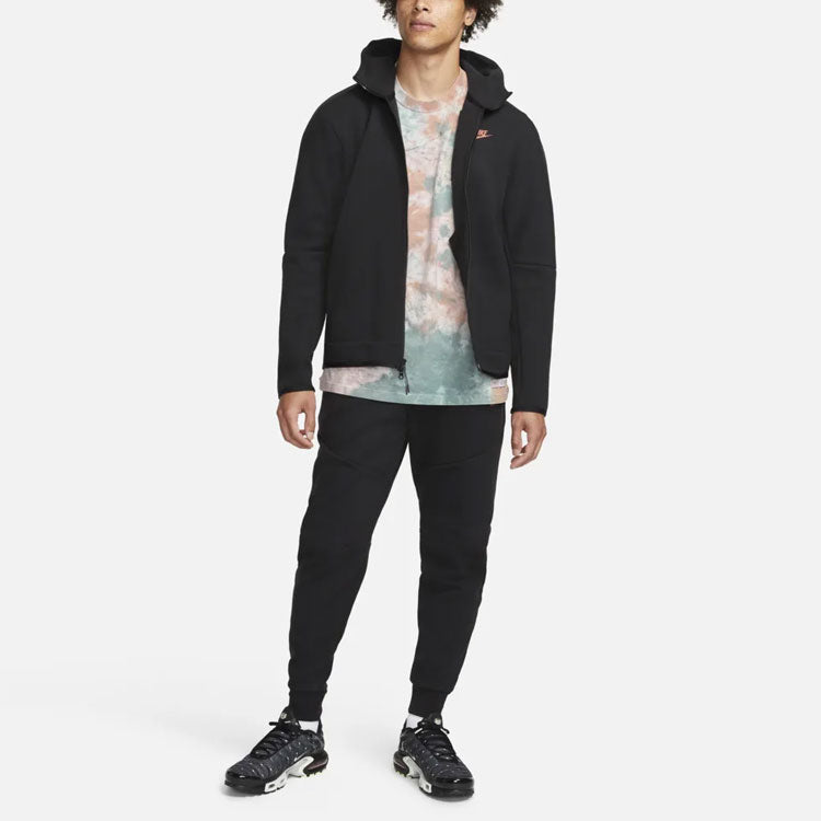 Men's Nike Sportswear Tech Logo Printing Sports Cap Jacket Black DD4802-010