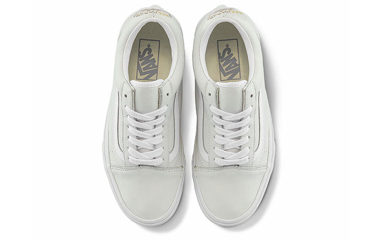 Vans Old Skool Low Top Casual Skate Shoes White Flower Printing Unisex VN0A5KRFB5L