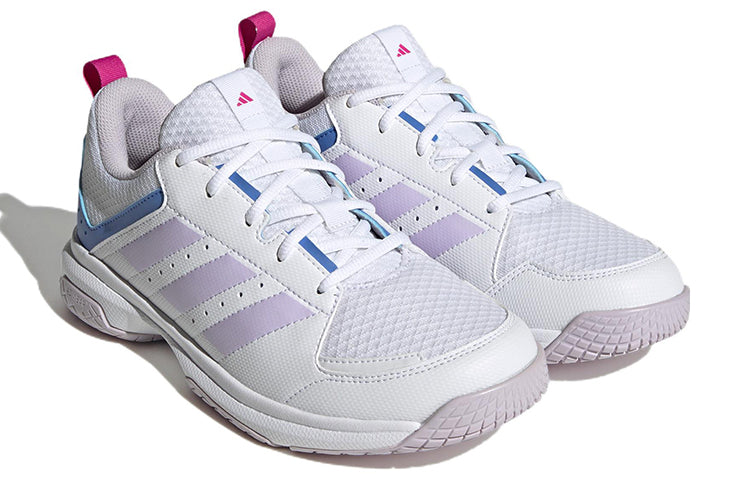 (WMNS) adidas Ligra 7 Indoor Shoes 'Cloud White / Blue Fusion' HQ3517