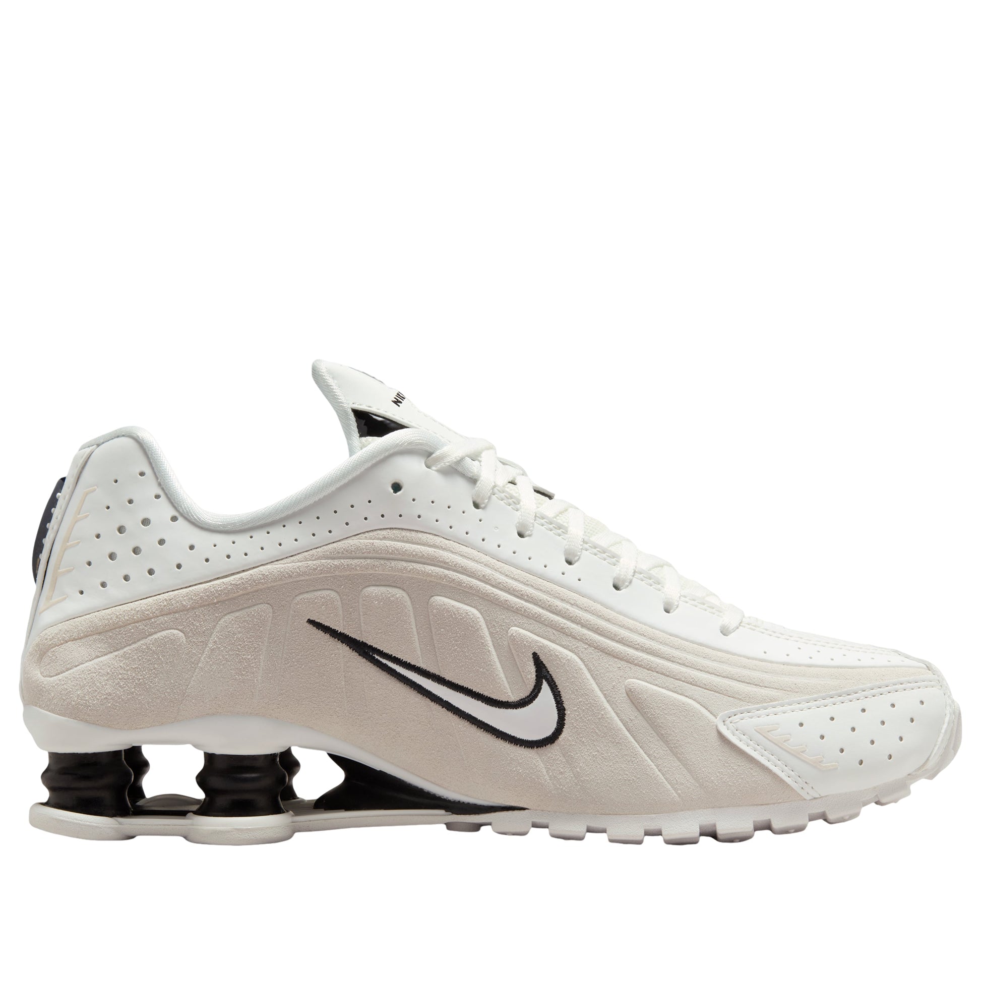 (WMNS) Nike Shox R4 'Summit White Light Orewood Brown' HQ7739-100