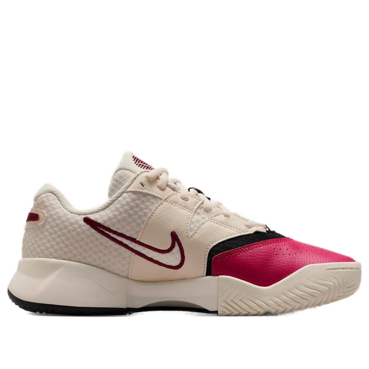 (WMNS) Nike Court Lite 4 'Pale Ivory Sail Black Team Red' FD6575-103