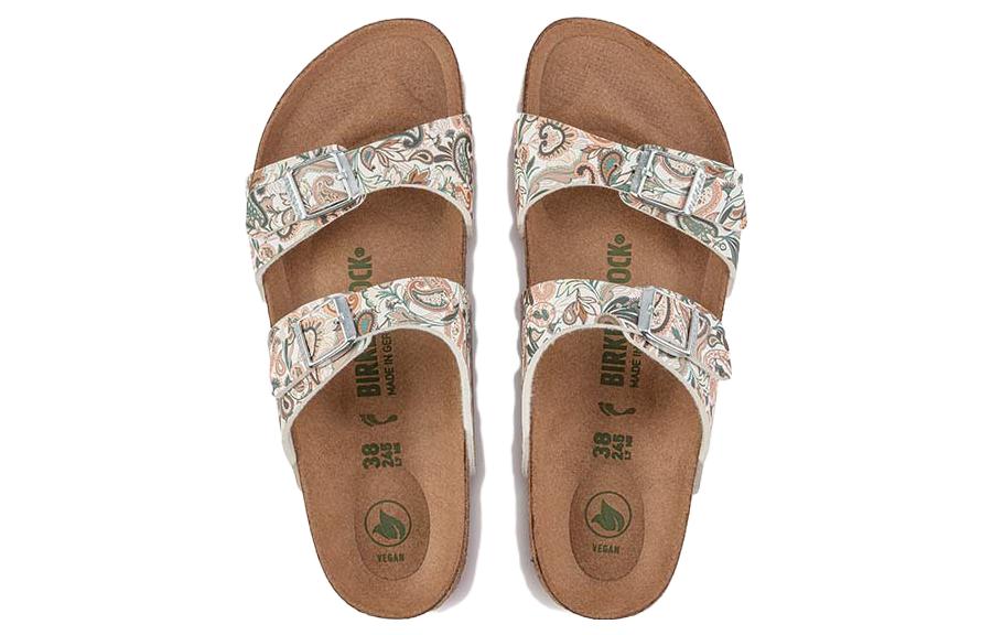 (WMNS) Birkenstock Sydney Vegan Birko-Flor 'Paisley Light Rose' 1023223