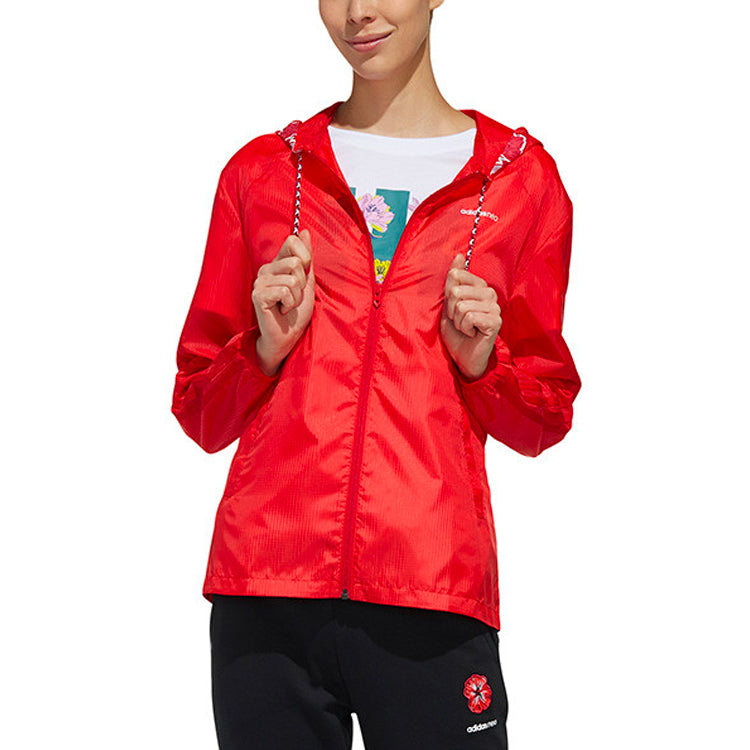 (WMNS) adidas neo Sports Jacket Red EJ7091