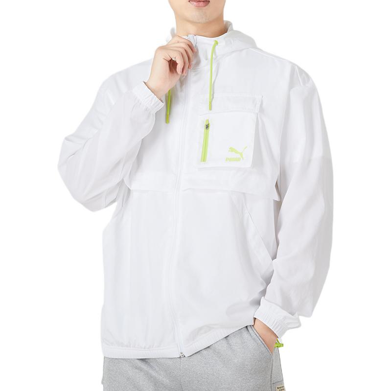 PUMA Graphic Cool Jacket 'White' 537185-02