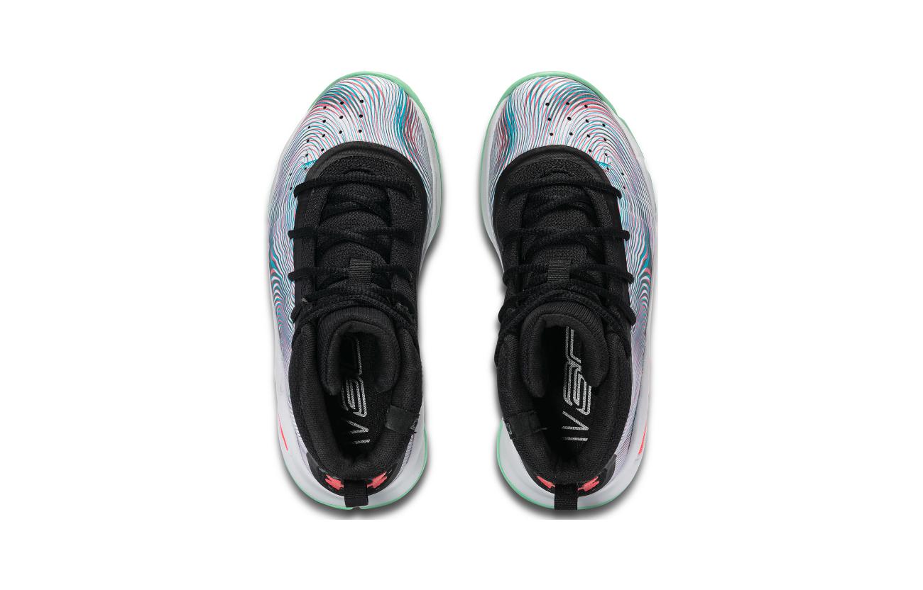 (PS) Under Armour Curry 4 'White Black' 1295996-008