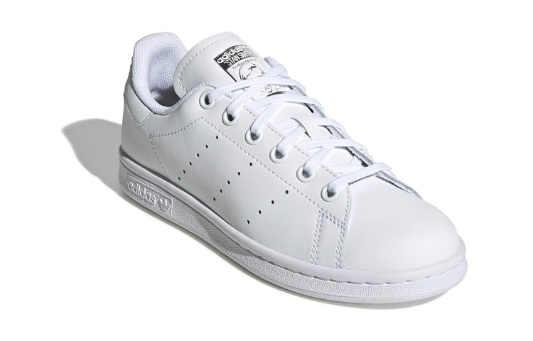 (GS) adidas originals Stan Smith J 'White Silver' EF4913