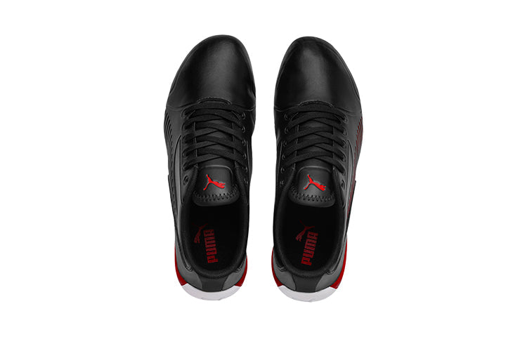 (GS) PUMA Ferrari Drift Cat 7s Ultra Low Top Running Shoes Black/White/Red 306426-01
