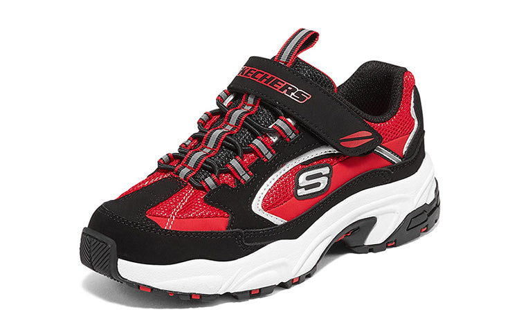 (GS) Skechers Stamina 'Black Red' 98170L-BKRD