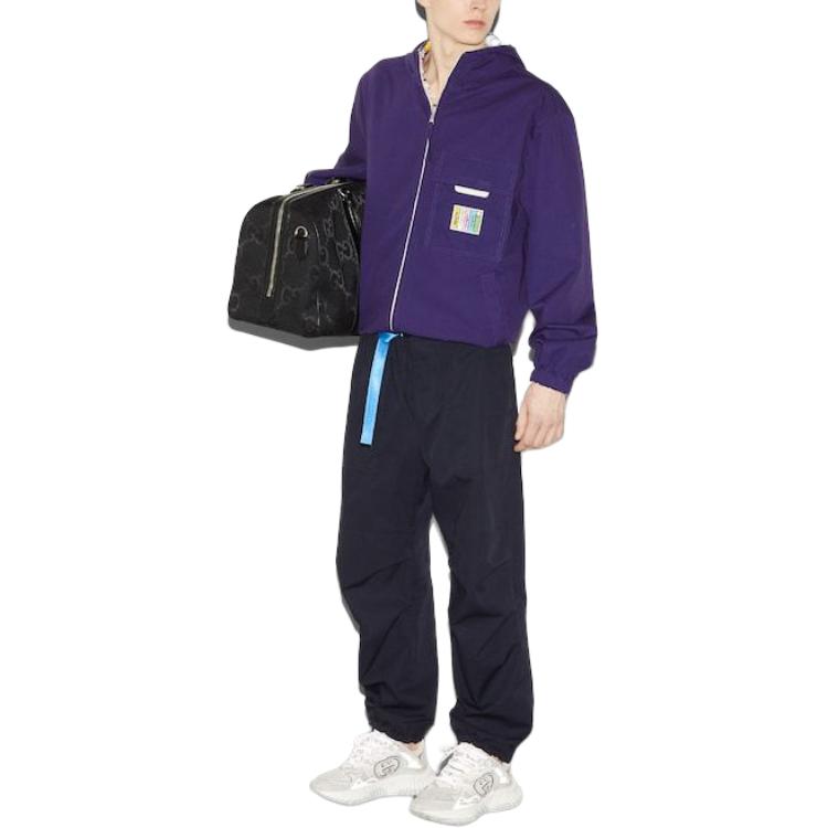 Gucci Cotton Ripstop Cargo Pant With Patch 'Dark Blue' 777213-ZAPZW-4240